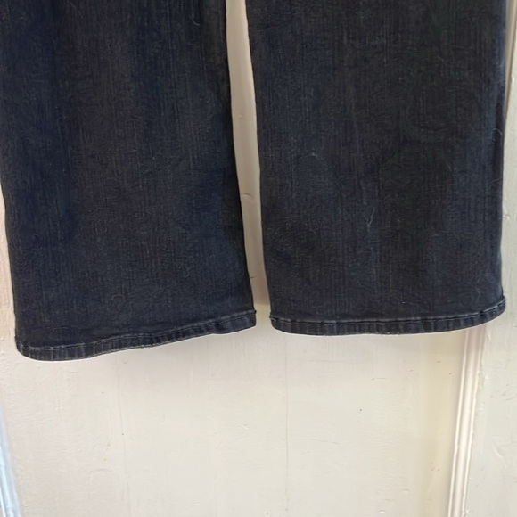 MOTHER Insider Crop Jeans Not Guilty Black | High Rise Cropped Flare 31 - Picture 17 of 17